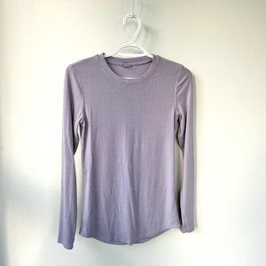 Kit and Ace Kit Long Sleeve Crewneck Tee Size S Color Mineral